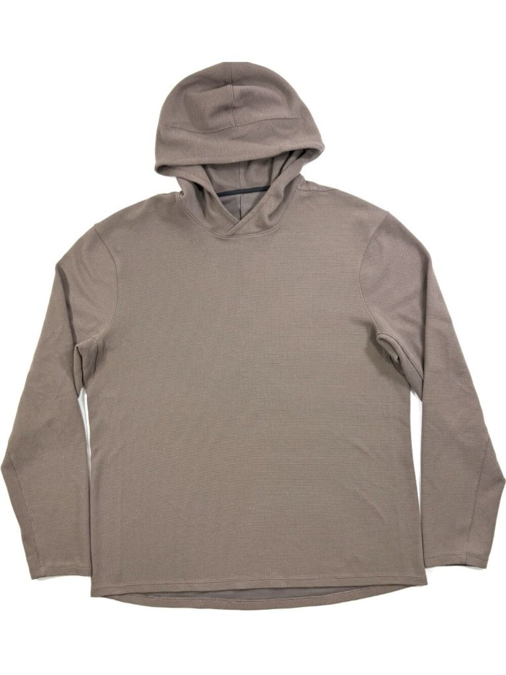 Lululemon Mens Shift Stitch Hoodie Size 2XL Waffle Knit Pullover Athleisure Gym